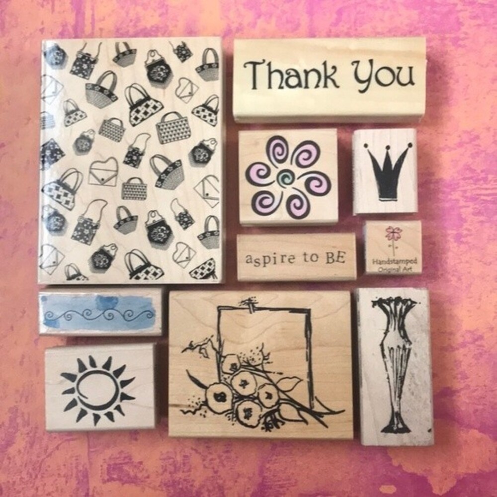 Rubber Stamps Mixed Lot